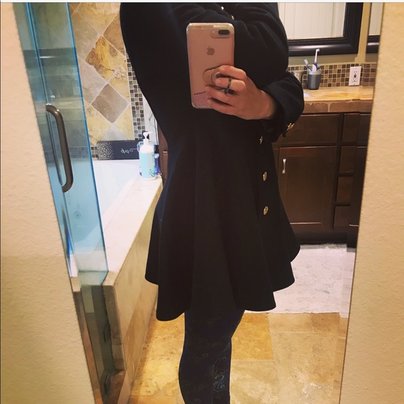 Laundry by Shelli Segal Military Wool Peacoat - Picture 8 of 8